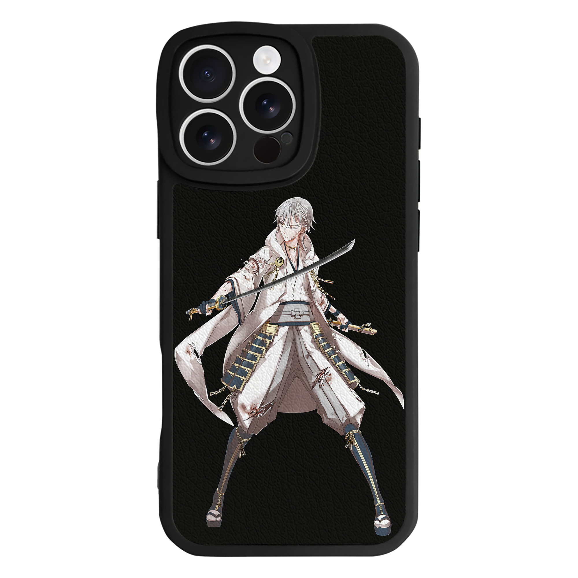 （画像用） 刀剣乱舞 Touken Ranbu 【iPhone 16シリーズ対応】シリコンスマホケース（レザー調） 材質：シリコン
